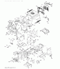 Jonsered LT2216 CMA2 (96061024400) - Lawn & Garden Tractor (2009-01) Ersatzteile CHASSIS ENCLOSURES