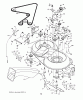 Jonsered LT2216 CMA2 (96061024500) - Lawn & Garden Tractor (2009-01) Ersatzteile MOWER DECK / CUTTING DECK