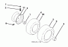 Jonsered LT2217 A (96041005700) - Lawn & Garden Tractor (2007-04) Ersatzteile WHEELS TIRES