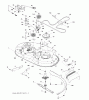 Jonsered LT2217 A (96041010300) - Lawn & Garden Tractor (2009-01) Ersatzteile MOWER DECK / CUTTING DECK