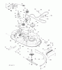 Jonsered LT2217 A (96041010301) - Lawn & Garden Tractor (2009-10) Ersatzteile MOWER DECK / CUTTING DECK