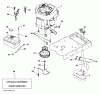 Jonsered LT2217 A (96041010307) - Lawn & Garden Tractor (2013-05) Ersatzteile ENGINE