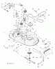 Jonsered LT2217 A (96041010307) - Lawn & Garden Tractor (2013-05) Ersatzteile MOWER DECK / CUTTING DECK