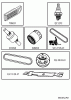 Jonsered LT2217 A (96041010307) - Lawn & Garden Tractor (2013-05) Ersatzteile ACCESSORIES