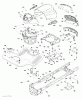Jonsered LT2217 A (96041010307) - Lawn & Garden Tractor (2013-05) Ersatzteile CHASSIS ENCLOSURES