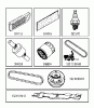 Jonsered LT2217 A (96041010401) - Lawn & Garden Tractor (2010-01) Ersatzteile FREQUENTLY USED PARTS