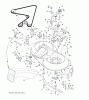 Jonsered LT2217 CMA (96061019603) - Lawn & Garden Tractor (2008-01) Ersatzteile MOWER DECK / CUTTING DECK