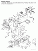 Jonsered LT2217 CMA (96061019701) - Lawn & Garden Tractor (2007-05) Ersatzteile CHASSIS ENCLOSURES