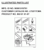 Jonsered LT2217 CMA (96061019701) - Lawn & Garden Tractor (2007-05) Ersatzteile FREQUENTLY USED PARTS