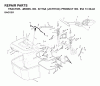 Jonsered ICT16A (JICTH16C, 954130042) - Lawn & Garden Tractor (2000-02) Ersatzteile BAGGER