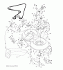 Jonsered LT2217 CMA (96061023800) - Lawn & Garden Tractor (2008-10) Ersatzteile MOWER DECK / CUTTING DECK