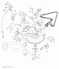 Jonsered LT2217 CMA (96061027200) - Lawn & Garden Tractor (2010-01) Ersatzteile MOWER DECK / CUTTING DECK