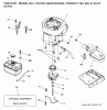 Jonsered LT2218 A (96041003500) - Lawn & Garden Tractor (2007-03) Ersatzteile ENGINE