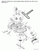 Jonsered LT2218 A (96041003500) - Lawn & Garden Tractor (2007-03) Ersatzteile MOWER DECK / CUTTING DECK