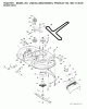 Jonsered LT2218 A (96041003501) - Lawn & Garden Tractor (2008-08) Ersatzteile MOWER DECK / CUTTING DECK
