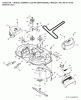 Jonsered LT2218 A (96041003600) - Lawn & Garden Tractor (2007-04) Ersatzteile MOWER DECK / CUTTING DECK