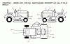 Jonsered LT2218 A (96041003601) - Lawn & Garden Tractor (2007-10) Ersatzteile DECALS