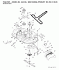 Jonsered LT2218 A (96041003601) - Lawn & Garden Tractor (2007-10) Ersatzteile MOWER DECK / CUTTING DECK