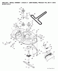 Jonsered LT2218 A (96041005800) - Lawn & Garden Tractor (2007-04) Ersatzteile MOWER DECK / CUTTING DECK