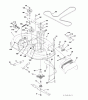 Jonsered LT2218 A (96041005801) - Lawn & Garden Tractor (2009-02) Ersatzteile MOWER DECK / CUTTING DECK