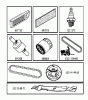Jonsered LT2218 A (96041010500) - Lawn & Garden Tractor (2009-01) Ersatzteile FREQUENTLY USED PARTS