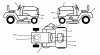 Jonsered LT2218 A (96041010501) - Lawn & Garden Tractor (2010-01) Ersatzteile DECALS