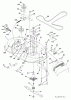Jonsered LT2218 A (96041010501) - Lawn & Garden Tractor (2010-01) Ersatzteile MOWER DECK / CUTTING DECK