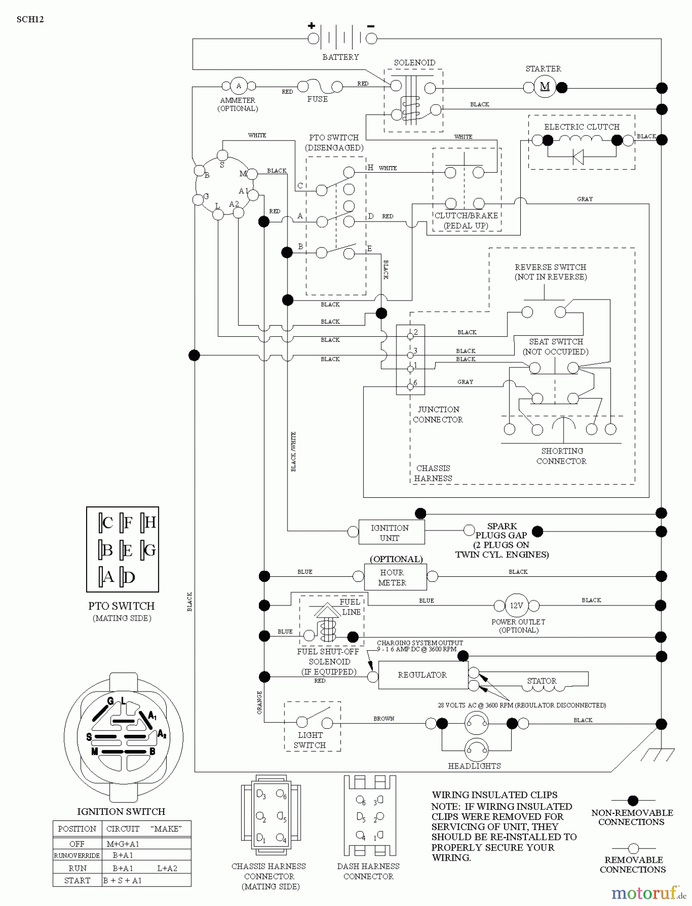  Jonsered Rasen  und Garten Traktoren LT2218 A (96041010502) - Jonsered Lawn & Garden Tractor (2010-03) SCHEMATIC