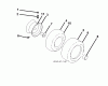 Jonsered LT2218 A (96041010503) - Lawn & Garden Tractor (2010-08) Ersatzteile WHEELS TIRES