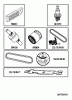 Jonsered LT2218 A (96041010506) - Lawn & Garden Tractor (2012-08) Ersatzteile ACCESSORIES