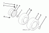Jonsered LT2218 A2 (96041003900) - Lawn & Garden Tractor (2007-04) Ersatzteile WHEELS TIRES