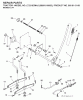 Jonsered LT2218 CMA2 (96061019903) - Lawn & Garden Tractor (2007-10) Ersatzteile MOWER LIFT / DECK LIFT