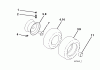 Jonsered LT2218 CMA2 (96061019802) - Lawn & Garden Tractor (2007-10) Ersatzteile WHEELS TIRES