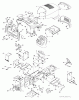 Jonsered LT2218 CMA2 (96061026701) - Lawn & Garden Tractor (2010-08) Ersatzteile CHASSIS ENCLOSURES