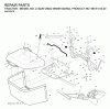 Jonsered LT2220 CMA2 (96061022002) - Lawn & Garden Tractor (2008-01) Ersatzteile BAGGER