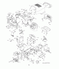 Jonsered LT2220 CMA2 (96061022003) - Lawn & Garden Tractor (2009-07) Ersatzteile CHASSIS ENCLOSURES