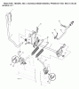 Jonsered LT2223 A2 (960410040, 96041004000) - Lawn & Garden Tractor (2007-07) Ersatzteile MOWER LIFT / DECK LIFT
