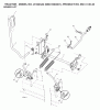 Jonsered LT2223 A2 (960410040, 96041004001) - Lawn & Garden Tractor (2007-05) Ersatzteile MOWER LIFT / DECK LIFT