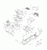 Jonsered LT2223 A2 (96041004000) - Lawn & Garden Tractor (2007-07) Ersatzteile CHASSIS ENCLOSURES