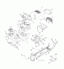 Jonsered LT2223 A2 (96041004001) - Lawn & Garden Tractor (2007-05) Ersatzteile CHASSIS ENCLOSURES