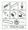 Jonsered LT2223 A2 (96041004001) - Lawn & Garden Tractor (2007-05) Ersatzteile FREQUENTLY USED PARTS