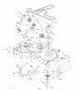 Jonsered LT2223 A2 (96041004001) - Lawn & Garden Tractor (2007-05) Ersatzteile MOWER DECK / CUTTING DECK