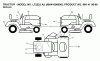 Jonsered LT2223 A2 (96041006000) - Lawn & Garden Tractor (2007-04) Ersatzteile DECALS