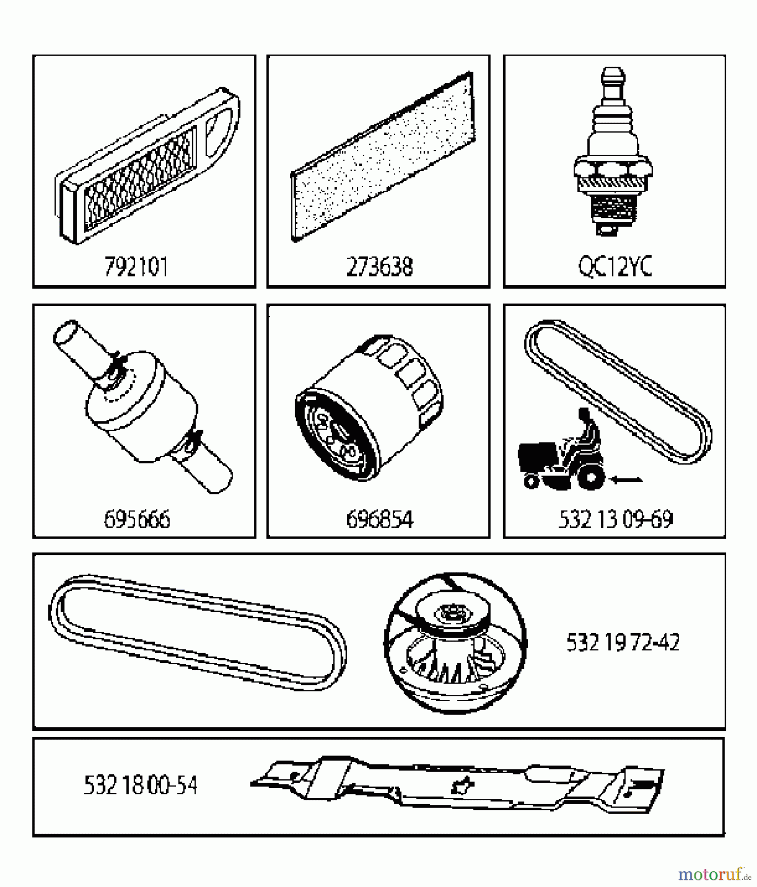Jonsered Rasen und Garten Traktoren LT2223 A2 (96041011000) - Jonsered Lawn & Garden Tractor (2009-01) FREQUENTLY USED PARTS