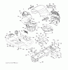 Jonsered LT2223 A2 (96041011001) - Lawn & Garden Tractor (2009-04) Ersatzteile CHASSIS ENCLOSURES