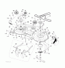 Jonsered LT2223 A2 (96041011100) - Lawn & Garden Tractor (2009-02) Ersatzteile MOWER DECK / CUTTING DECK