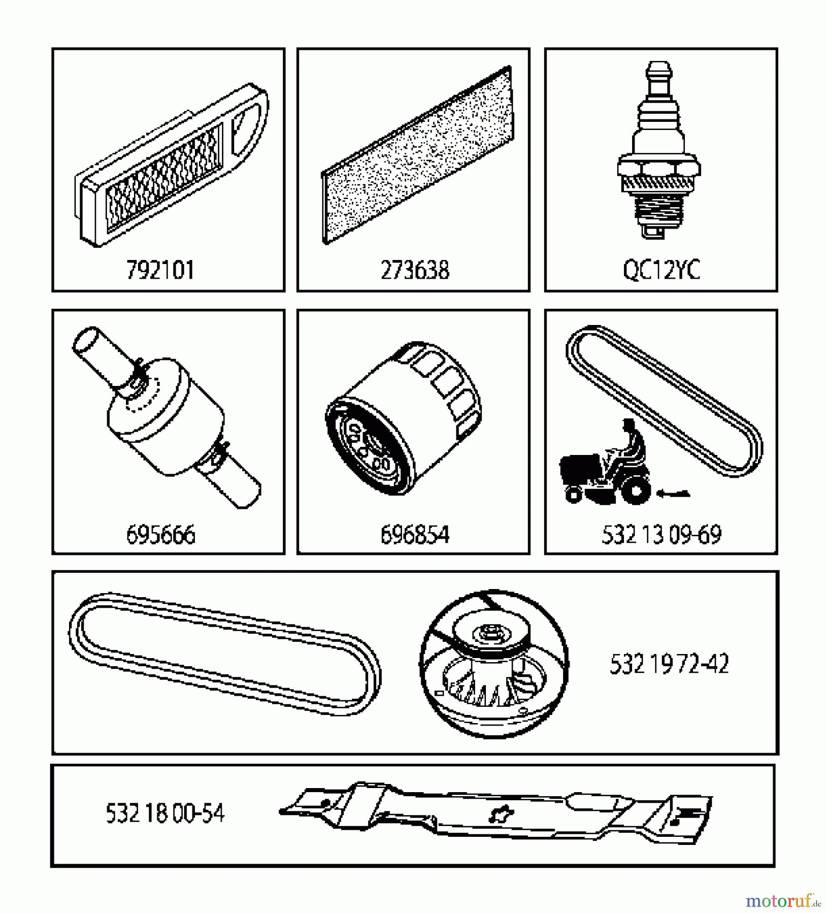 Jonsered Rasen und Garten Traktoren LT2223 A2 (96041011101) - Jonsered Lawn & Garden Tractor (2010-02) FREQUENTLY USED PARTS
