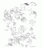Jonsered LT2223 CMA2 (96061024200) - Lawn & Garden Tractor (2009-01) Ersatzteile CHASSIS ENCLOSURES