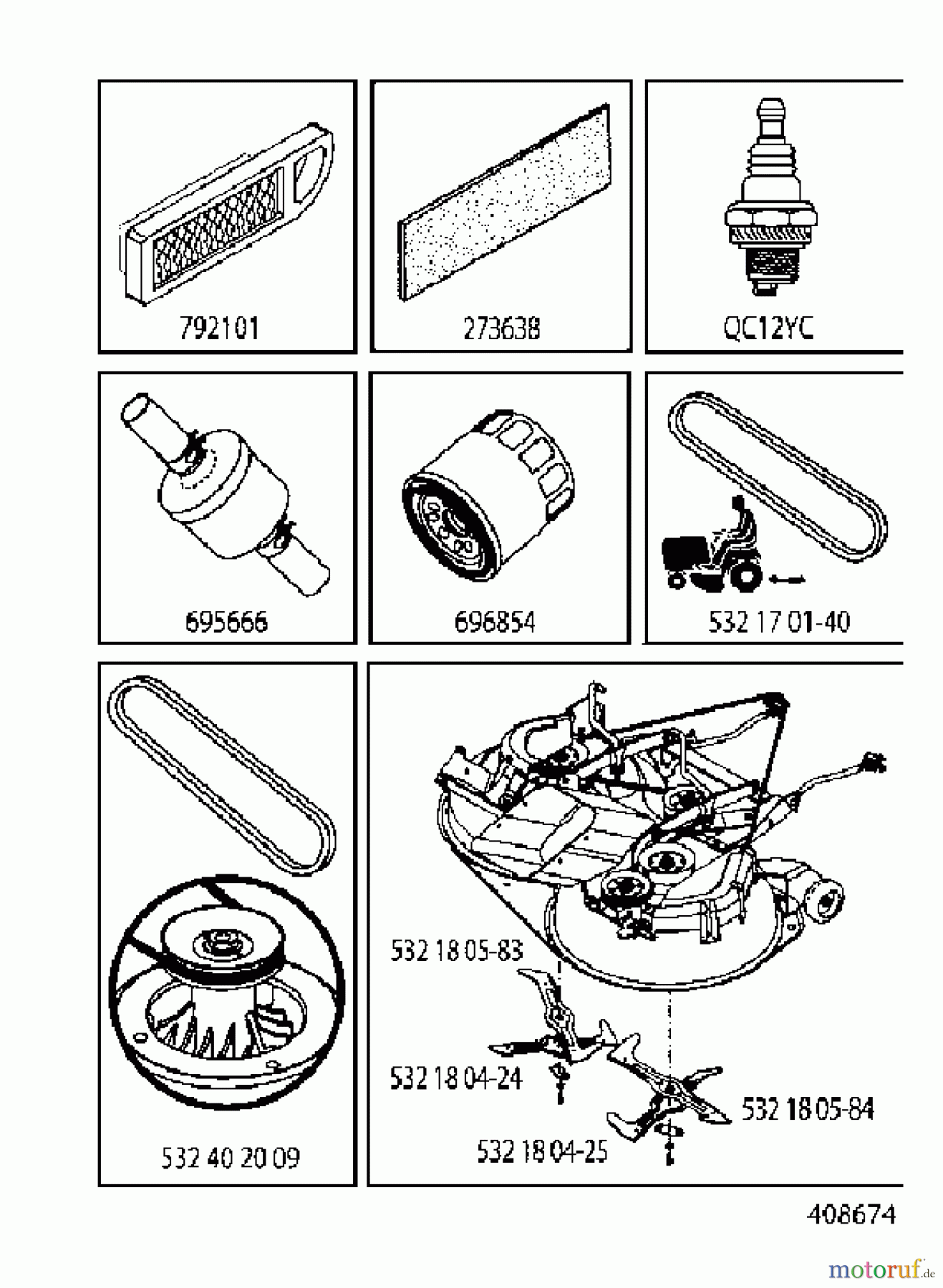 Jonsered Rasen und Garten Traktoren LT2223 CMA2 (96061026800) - Jonsered Lawn & Garden Tractor (2010-01) FREQUENTLY USED PARTS
