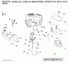 Jonsered LT2226 A2 (96041007000) - Lawn & Garden Tractor (2008-02) Ersatzteile ENGINE